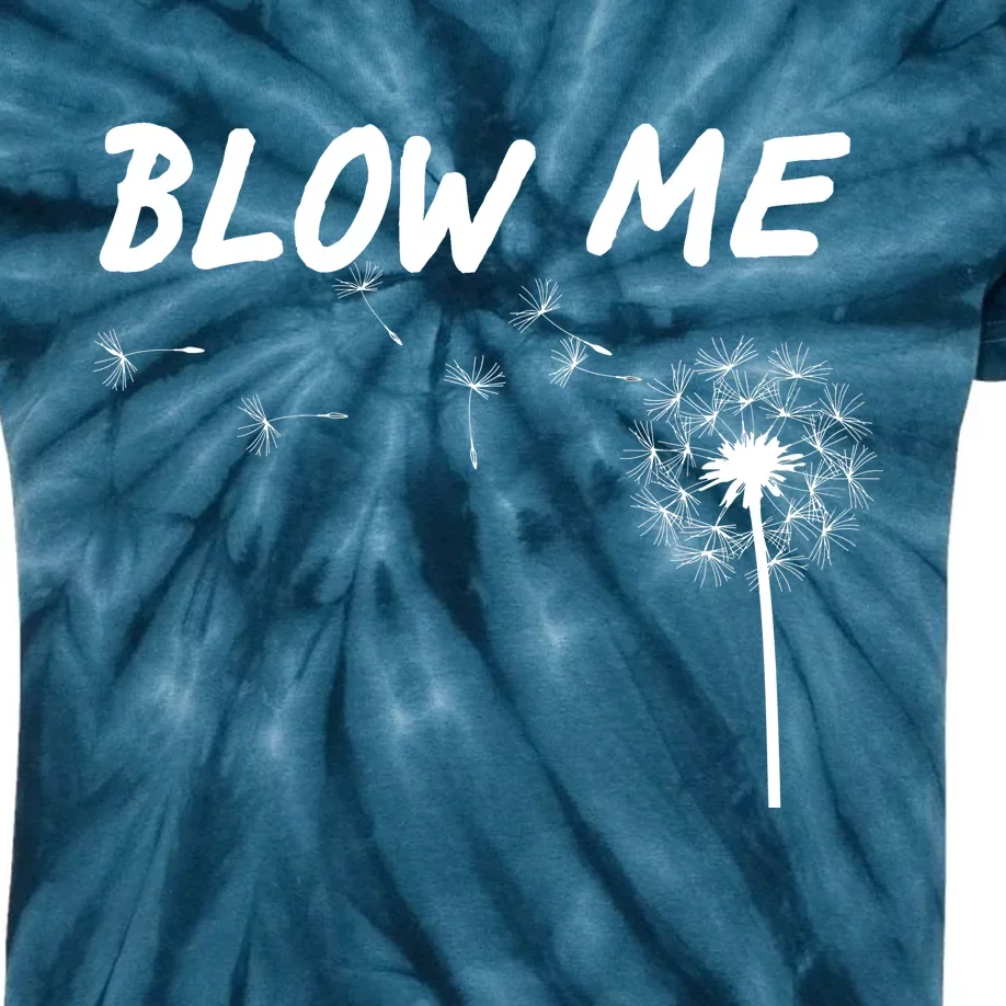 Blow Me Dandelion Kids Tie-Dye T-Shirt