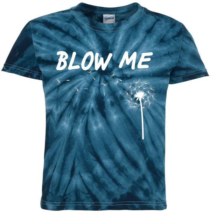 Blow Me Dandelion Kids Tie-Dye T-Shirt