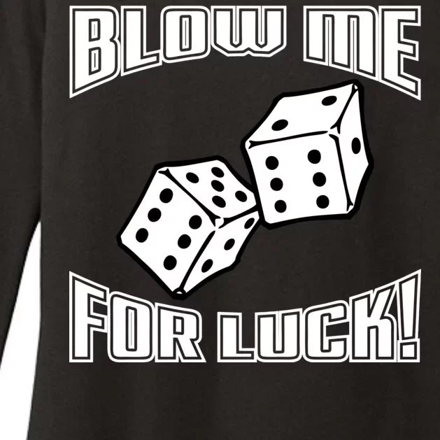 Blow Me For Luck Womens CVC Long Sleeve Shirt