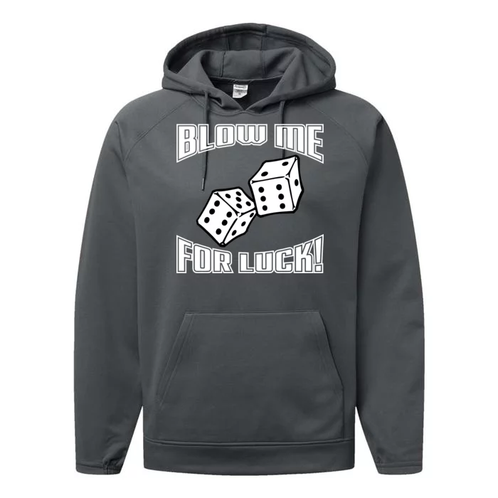 Blow Me For Luck Performance Fleece Hoodie