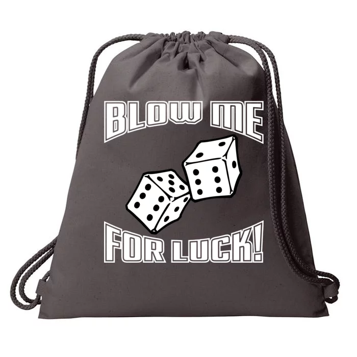 Blow Me For Luck Drawstring Bag