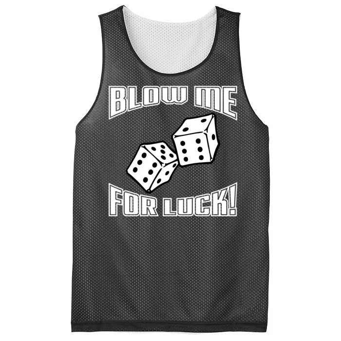 Blow Me For Luck Mesh Reversible Basketball Jersey Tank