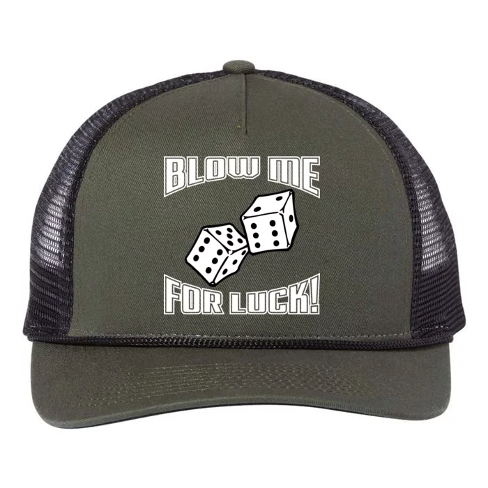 Blow Me For Luck Retro Rope Trucker Hat Cap