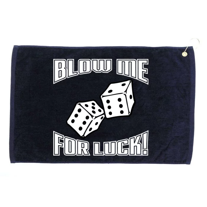 Blow Me For Luck Grommeted Golf Towel