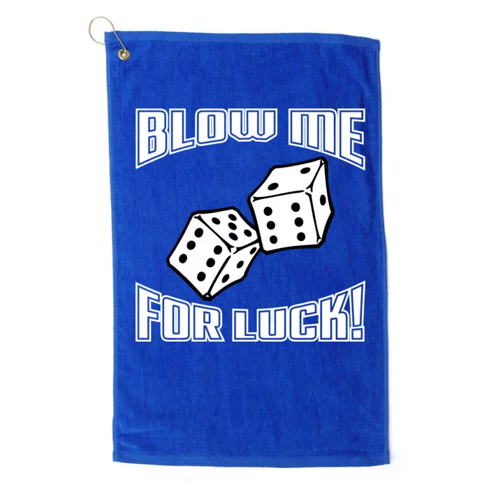 Blow Me For Luck Platinum Collection Golf Towel