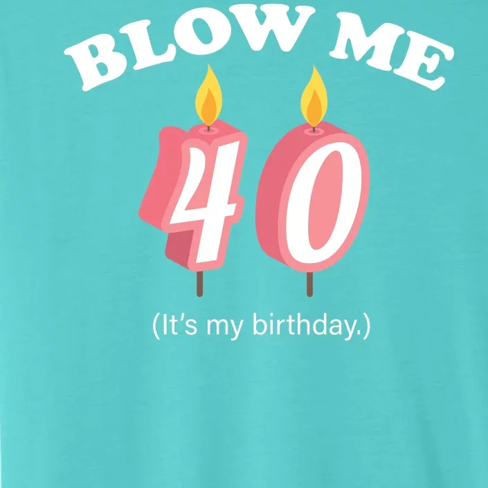 Blow Me It's My 40th Birthday ChromaSoft Performance T-Shirt