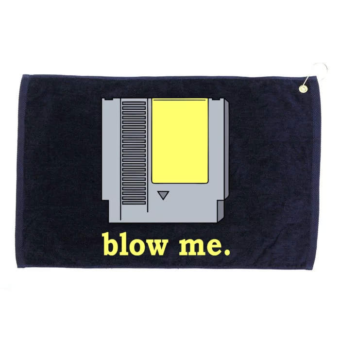 Blow Me Retro Video Game Grommeted Golf Towel