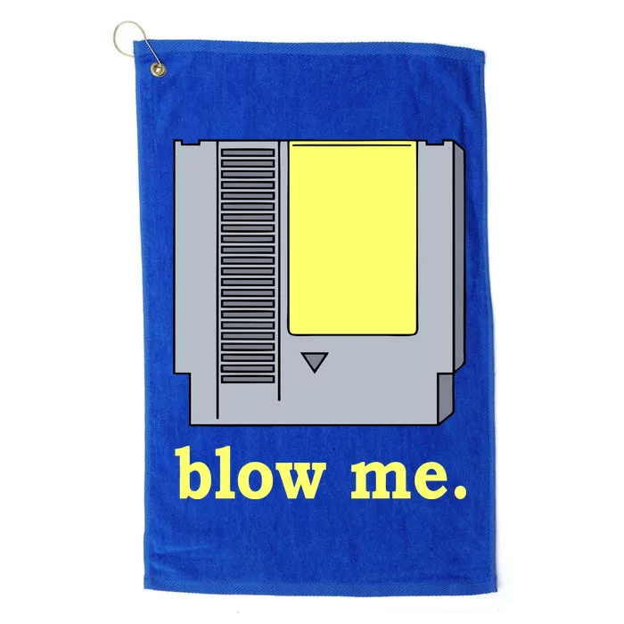 Blow Me Retro Video Game Platinum Collection Golf Towel