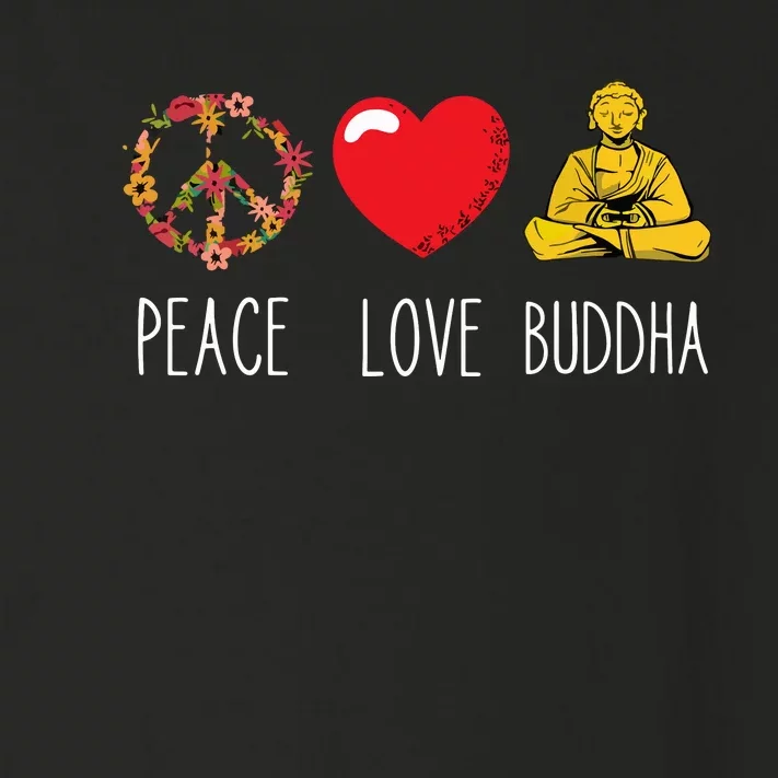 Buddha Love Peace Buddhist Zen Yoga Meditation Dao Mantra Toddler Long Sleeve Shirt