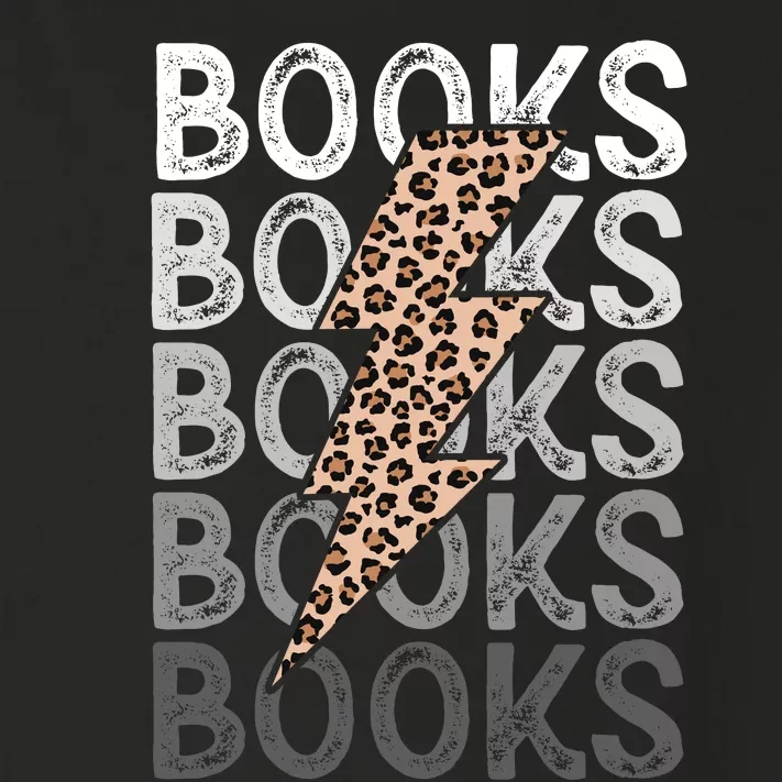 Books Leopard Print Book Club Bookish Toddler Long Sleeve Shirt