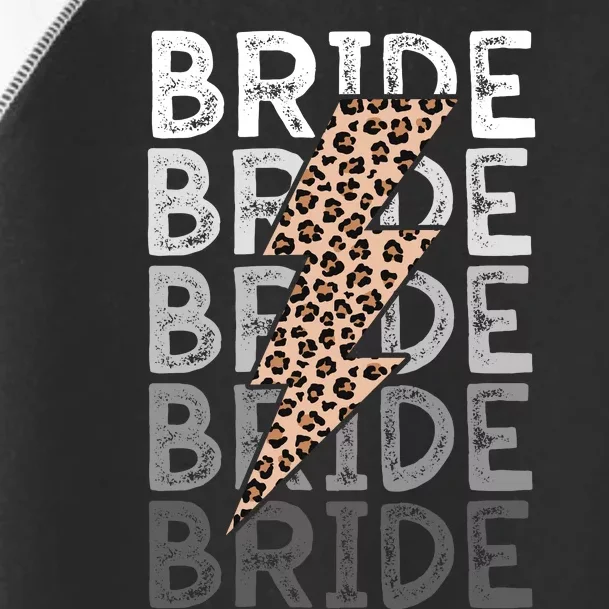 Bride Leopard Print Bachelorette Trip Toddler Fine Jersey T-Shirt