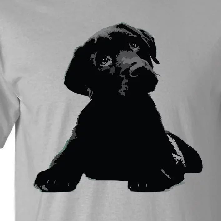 Black Lab Puppy Dog Graphic Tees Men Dog Mom Tall T-Shirt