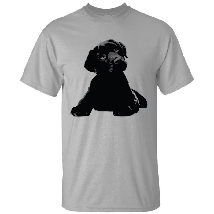 Black Lab Puppy Dog Graphic Tees Men Dog Mom Tall T-Shirt