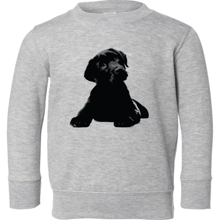 Black Lab Puppy Dog Graphic Tees Men Dog Mom Toddler Sweatshirt