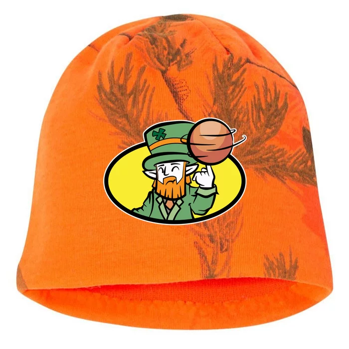 Basketball Lover Player St Patricks Day Green Graphic Gift Kati - Camo Knit Beanie