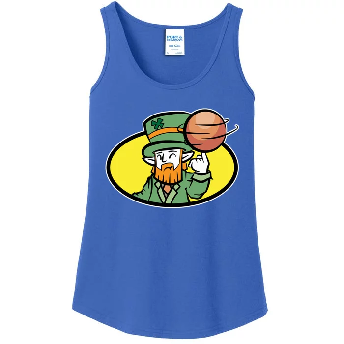 Basketball Lover Player St Patricks Day Green Graphic Gift Ladies Essential Tank