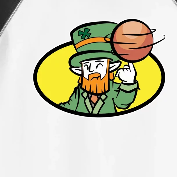 Basketball Lover Player St Patricks Day Green Graphic Gift Toddler Fine Jersey T-Shirt