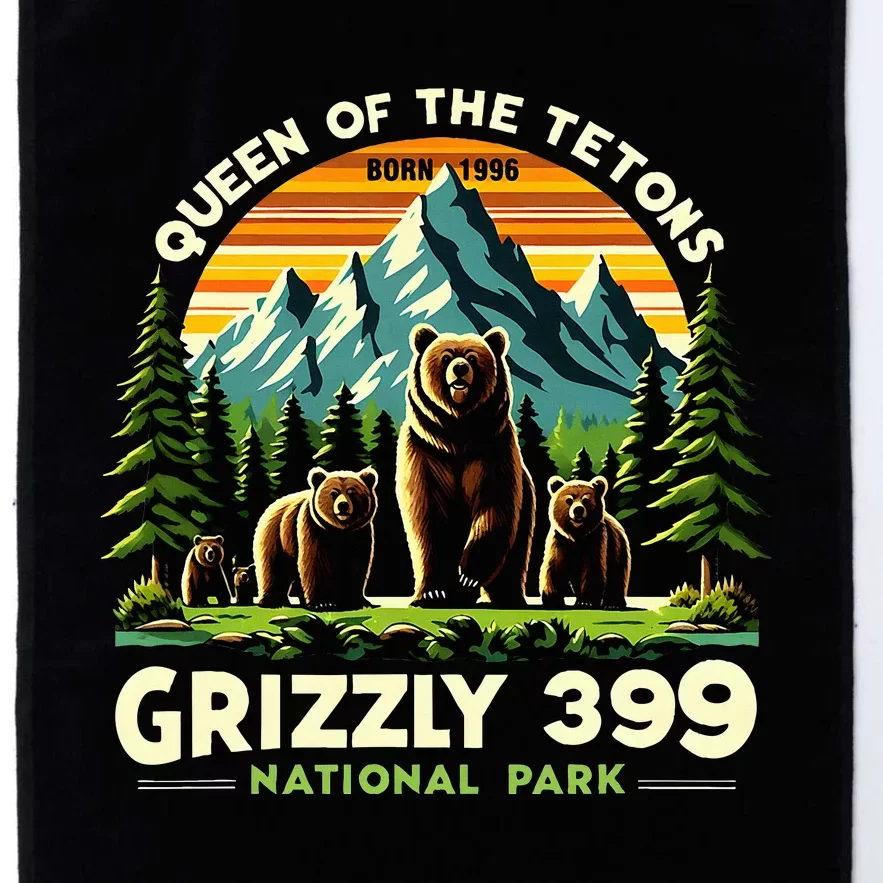 Bear Lovers Queen Of The Tetons Grizzly 399 National Park Platinum Collection Golf Towel