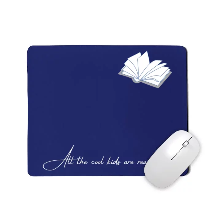 Book Lover Quote Funny Bookworm Reading Quote Open Book Mousepad