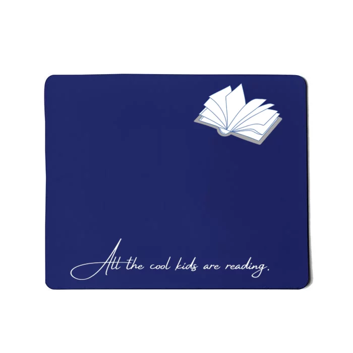 Book Lover Quote Funny Bookworm Reading Quote Open Book Mousepad