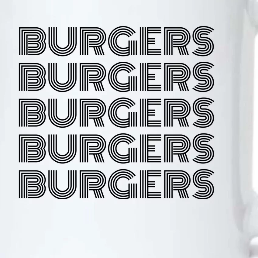 Burgers Lover Retro Style Foodie National Hamburger Day Great Gift Black Color Changing Mug