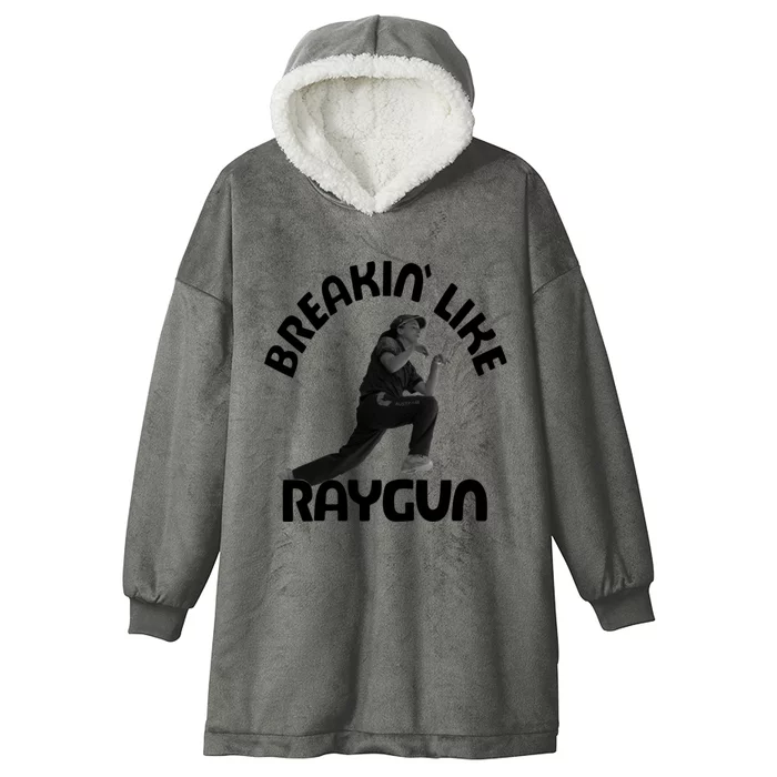 Breaking Like Raygun Hooded Wearable Blanket