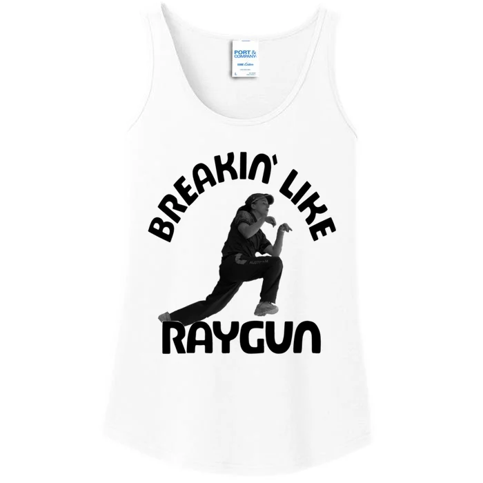 Breaking Like Raygun Ladies Essential Tank