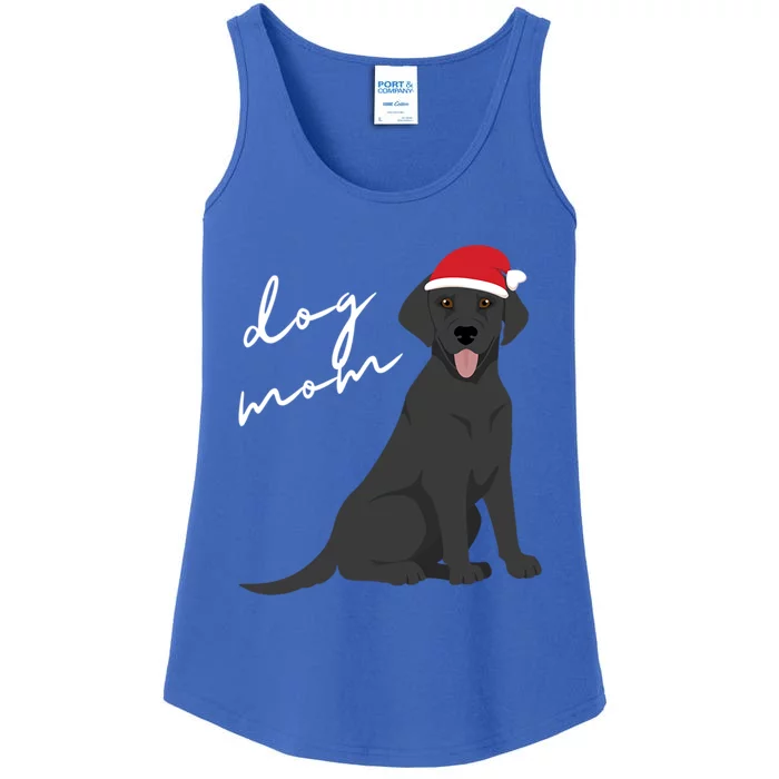 Black Labrador Retriever Dog Mom Christmas Funny Gift Ladies Essential Tank