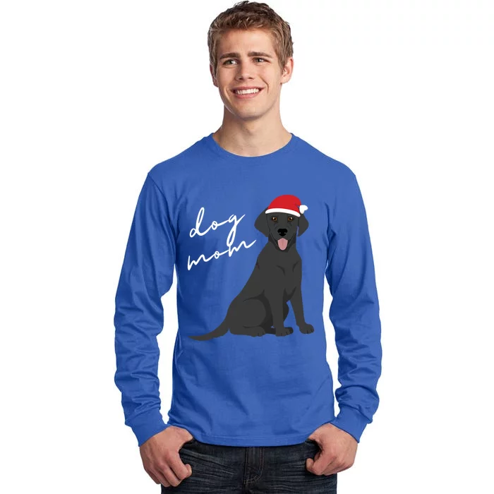 Black Labrador Retriever Dog Mom Christmas Funny Gift Tall Long Sleeve T-Shirt