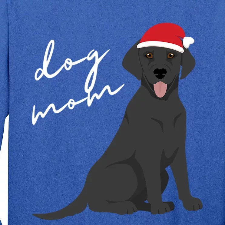 Black Labrador Retriever Dog Mom Christmas Funny Gift Tall Long Sleeve T-Shirt