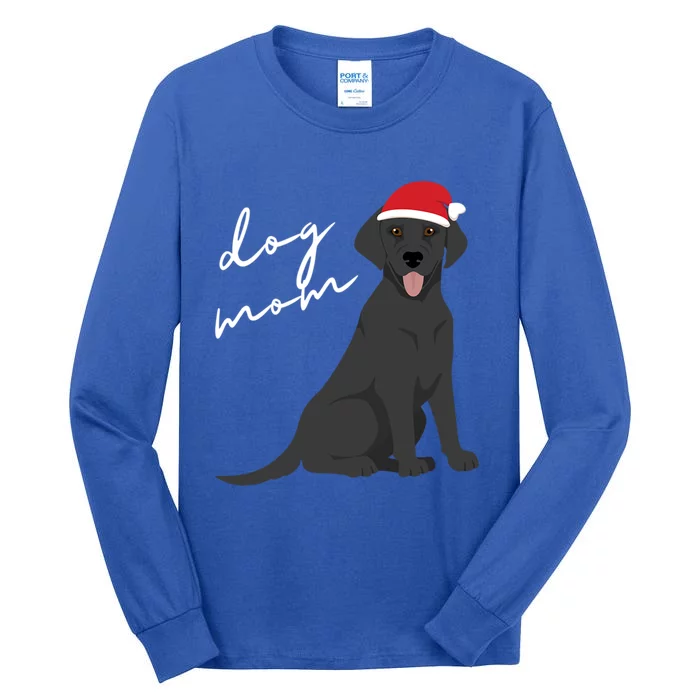 Black Labrador Retriever Dog Mom Christmas Funny Gift Tall Long Sleeve T-Shirt