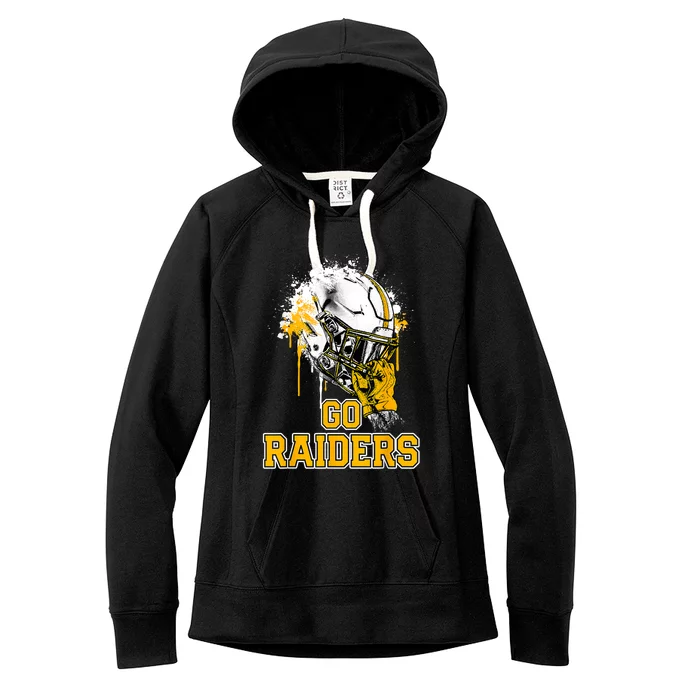 Benjamin Logan Raiders Rising Helmet Go Women's Fleece Hoodie