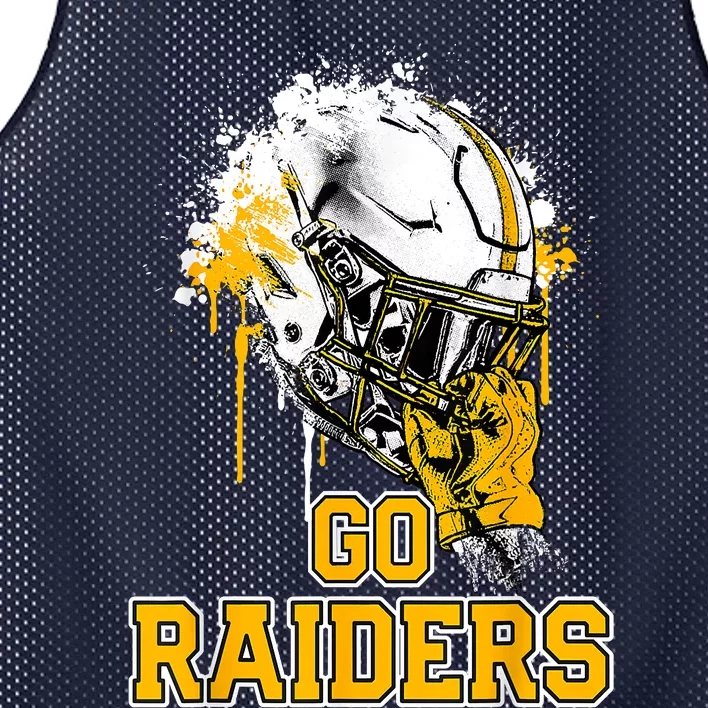 Benjamin Logan Raiders Rising Helmet Go Mesh Reversible Basketball Jersey Tank