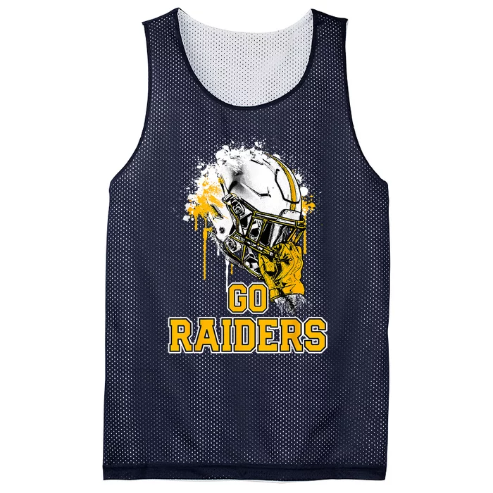 Benjamin Logan Raiders Rising Helmet Go Mesh Reversible Basketball Jersey Tank