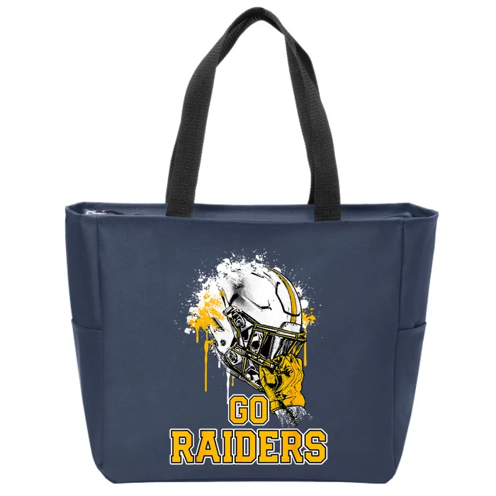 Benjamin Logan Raiders Rising Helmet Go Zip Tote Bag