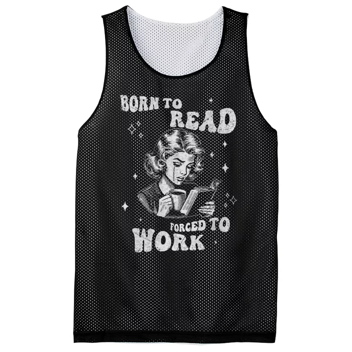 Book Lover Retro Graphic For Readers Literary Humor Mesh Reversible Basketball Jersey Tank