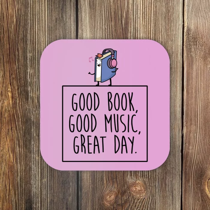 Book Love Reading Bookworm Gift Coaster