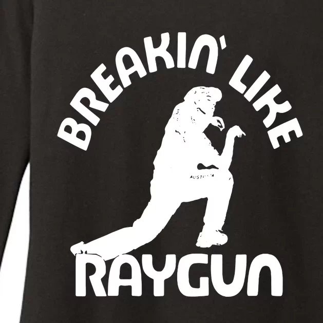 Breaking Like Raygun Womens CVC Long Sleeve Shirt