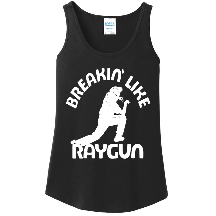 Breaking Like Raygun Ladies Essential Tank