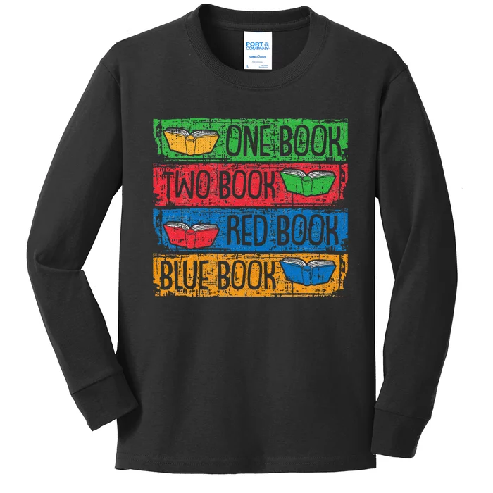 Book Lover Reading Bookworm Bibliophiles Nerds Librarians Kids Long Sleeve Shirt