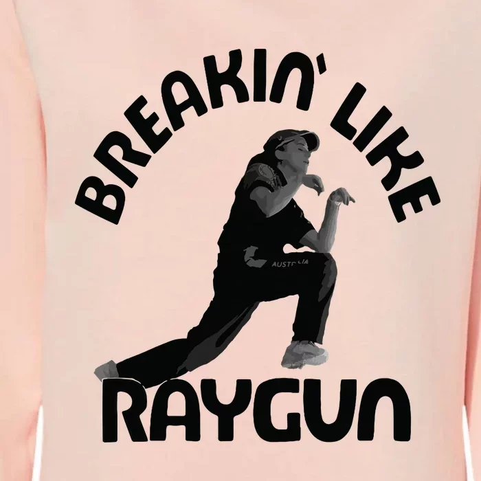 Breaking Like Raygun Womens California Wash Sweatshirt