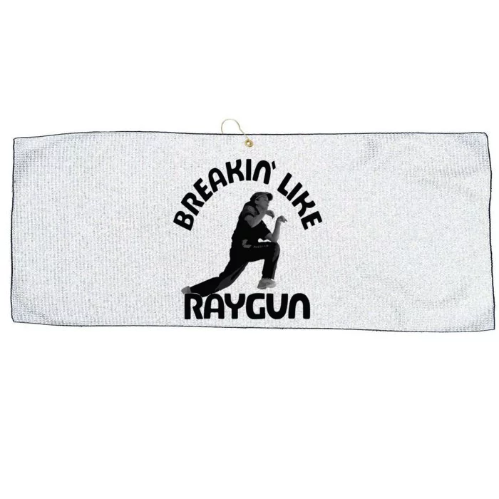 Breaking Like Raygun Large Microfiber Waffle Golf Towel