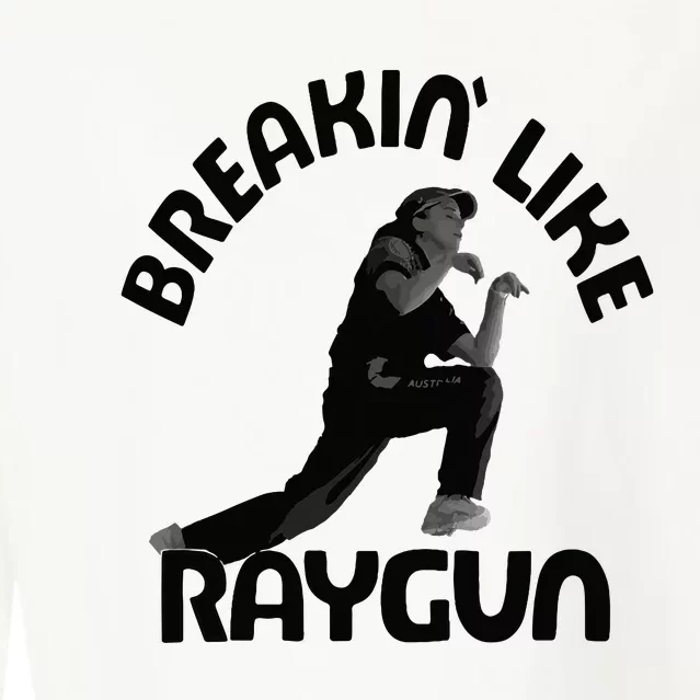 Breaking Like Raygun Cropped Pullover Crew