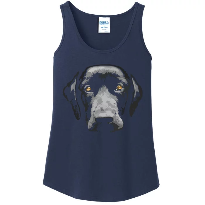 Black Labrador Retriever Ladies Essential Tank