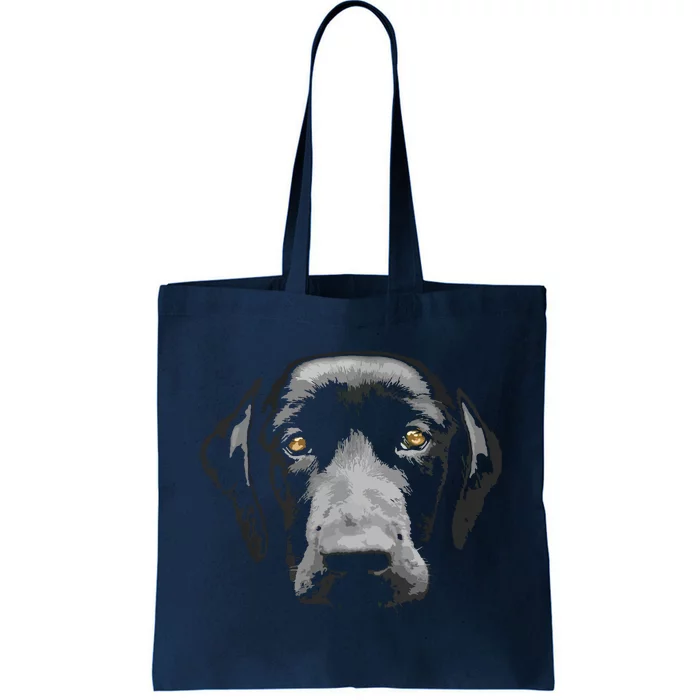 Black Labrador Retriever Tote Bag