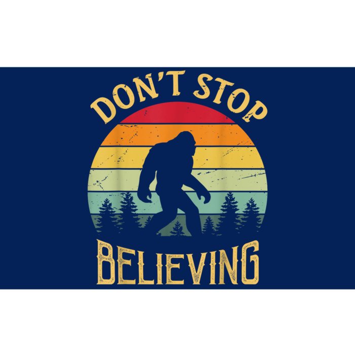 Bigfoot Lovers Retro Vintage DonT Stop Believing Bigfoot Bumper Sticker