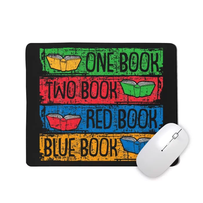 Book Lover Reading Bookworm Bibliophiles Nerds Librarians Mousepad