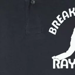 Breaking Like Raygun Softstyle Adult Sport Polo