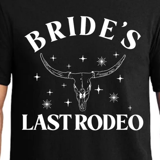 Bride's Last Rodeo Bridal Bachelorette Party Matching Gift Pajama Set