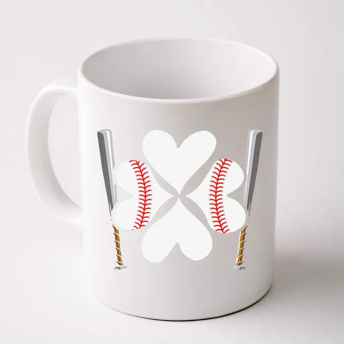 Baseball Lover St Patrick's Saint Pattys Day Gameday Front & Back Coffee Mug